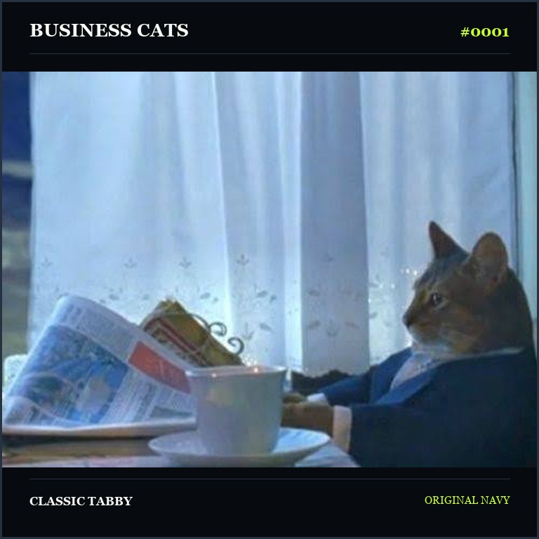 Business Cat 0001 Classic Tabby